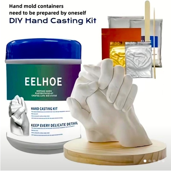 Hand casting kit -keep sake plaster statue kit creates 1 life size statue - Picture 1 of 14